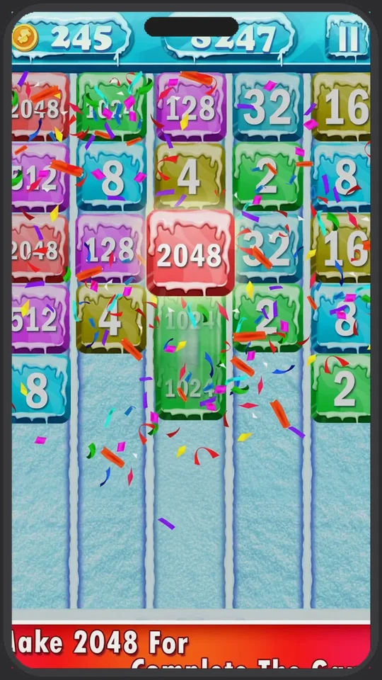 2048: Shoot And Merge Game