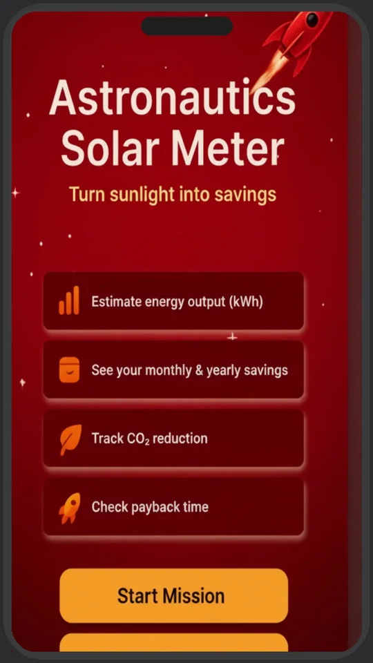 Astronautics Solar Meter