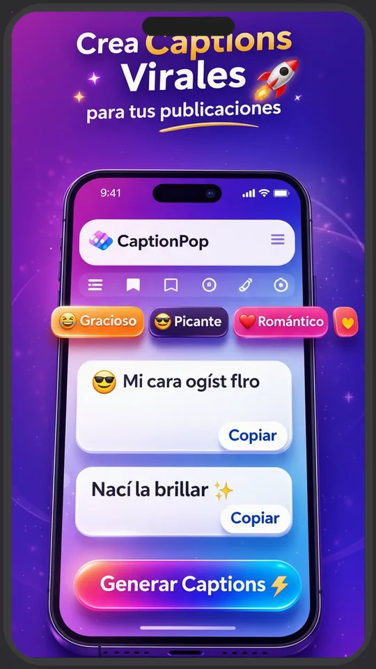 CaptionPop: Caption Generator