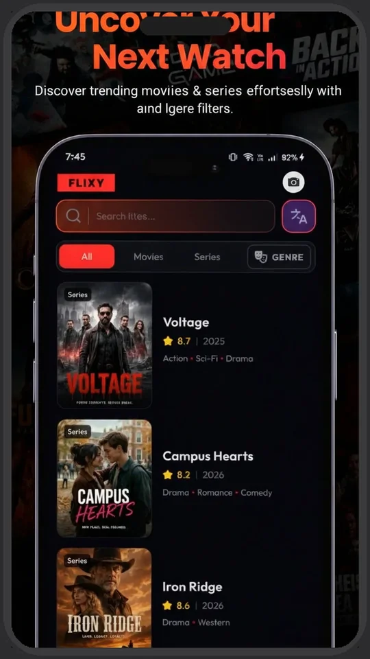 Flixy - Movies & Web Series