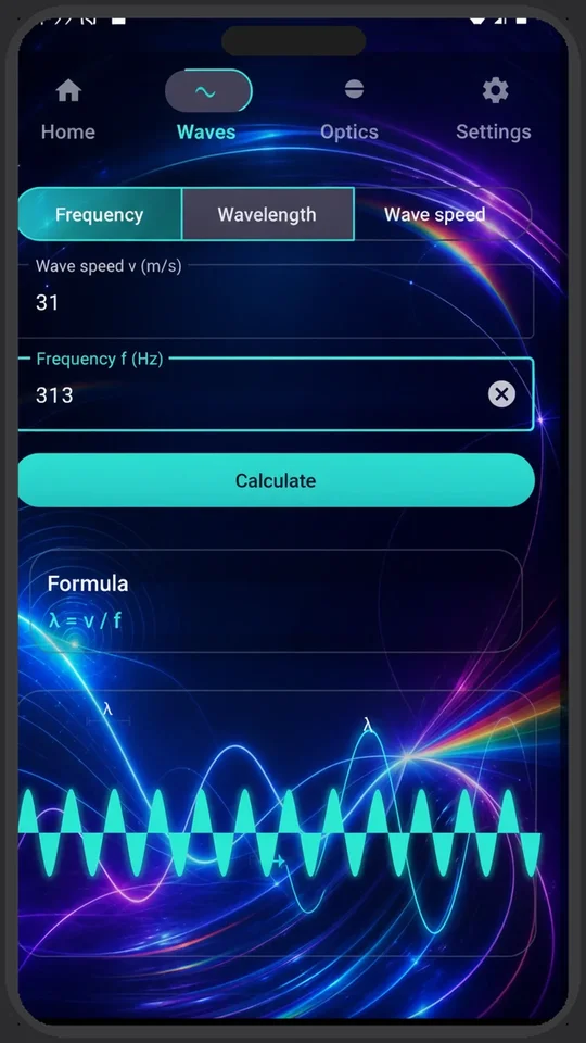 Waves & Optics Helper